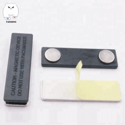 Factory Price Plastic Strong Magnetic Name Tag For Office