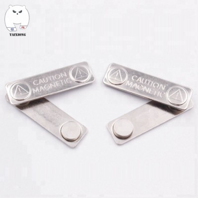 Steel Plate Metal Strong Neodymium Magnet Magnetic Name Tag